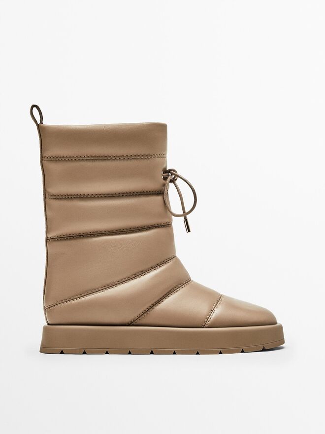Botas em pele, €149, Massimo Dutti. 