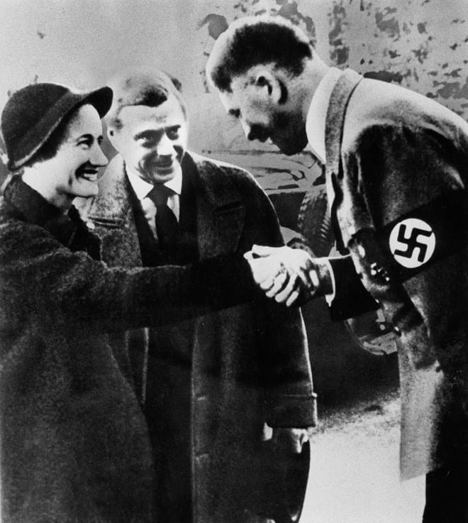 O encontro dos duques de Windsor com Adolf Hitler, 22 de outubro de 1937.