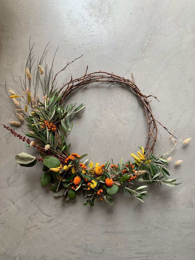 Workshop de coroas de flores com Diana Bastos (dia 11 de Março), €70, na A Retrosaria Rosa Pomar