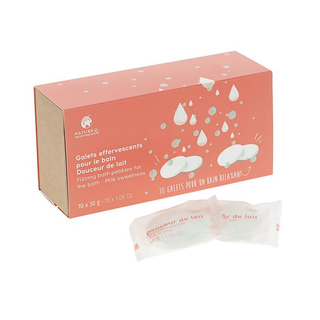 Discos efervescentes para o banho, €19,95, Nature & Découvertes
