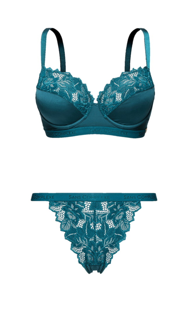 Soutien, €37,95, e cuecas, €25,95, Sans Complexe, no El Corte Inglès.