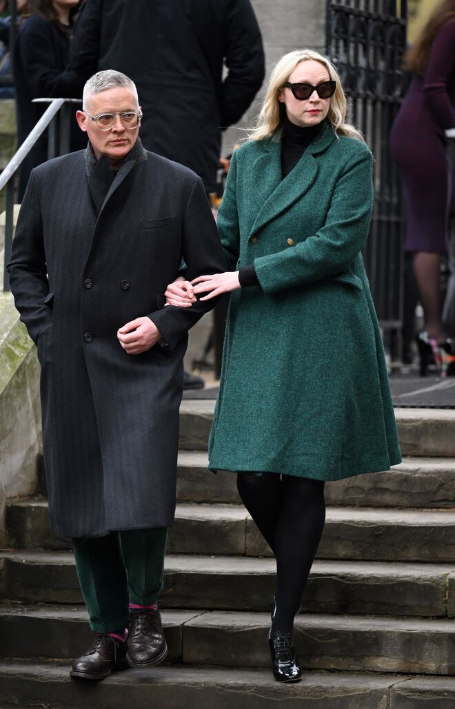 Giles Deacon e Gwendoline Christie