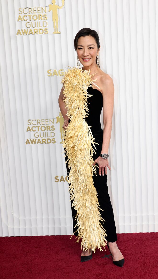 Michelle Yeoh em Schiaparelli Couture.