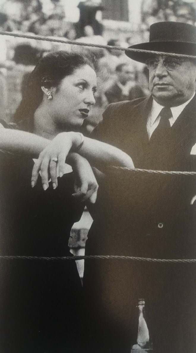 Com o terceiro marido, Alfredo Machado.