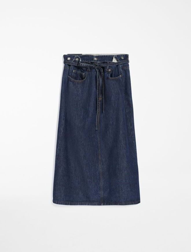 Saia em ganga, €345, Sportmax.