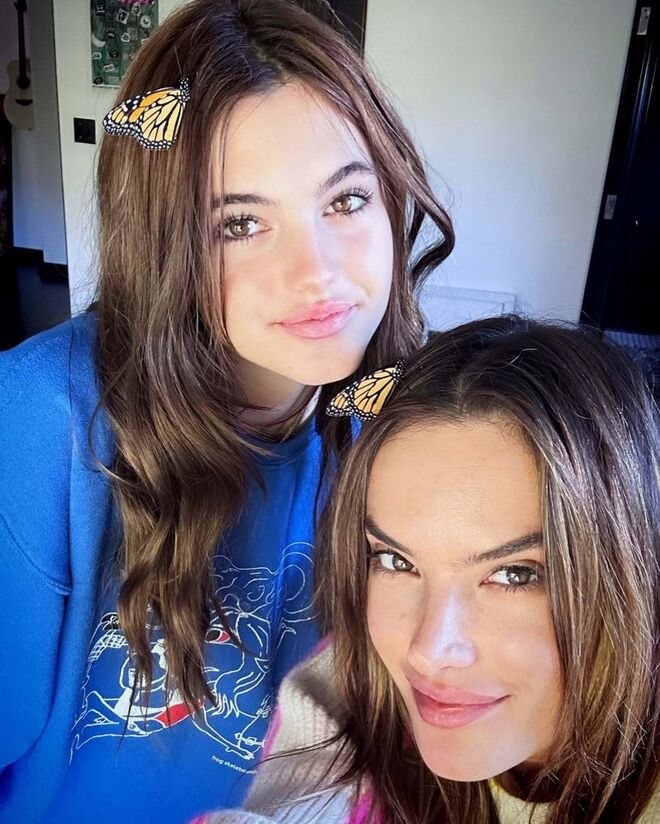 Alessandra Ambrosio e Anja Ambrosio Mazur.