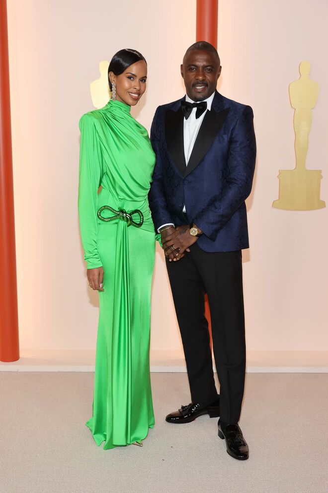 Sabrina Dhowre Elba e Idris Elba.