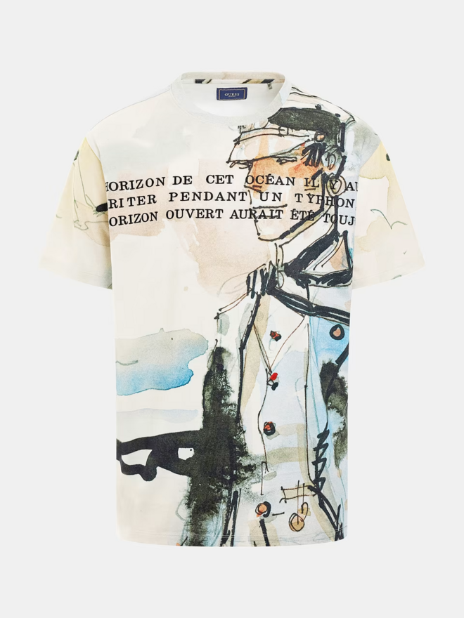 T-shirt Corto Maltese, €60, Guess.