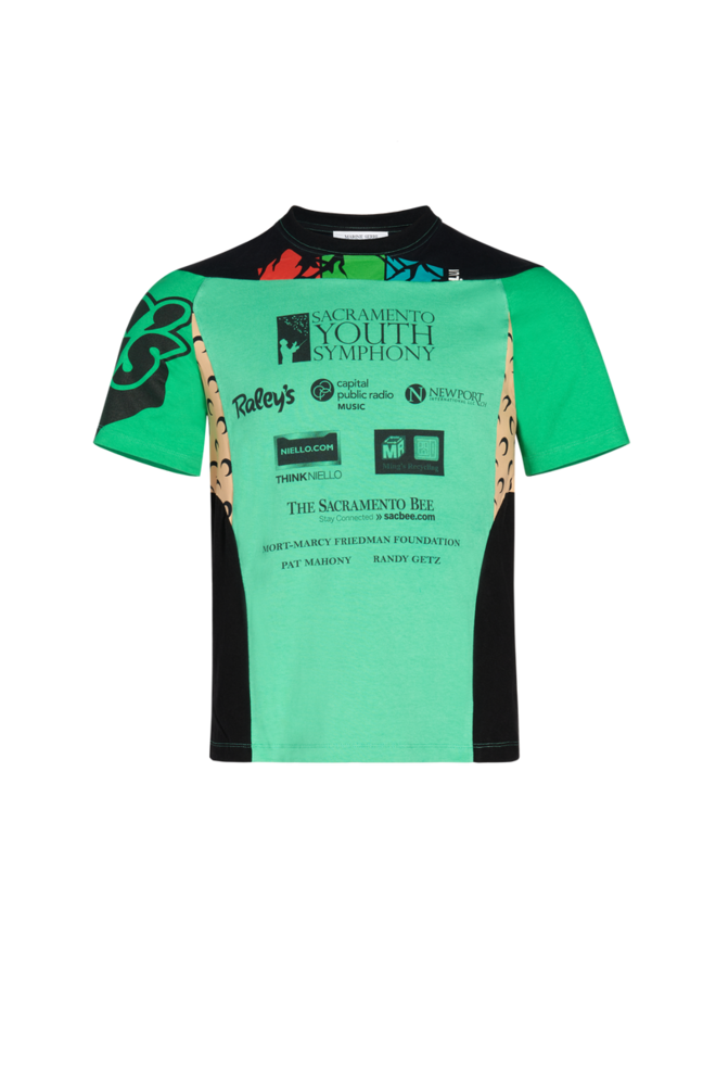 Camisola em malha de seda, €350, Marine Serre.