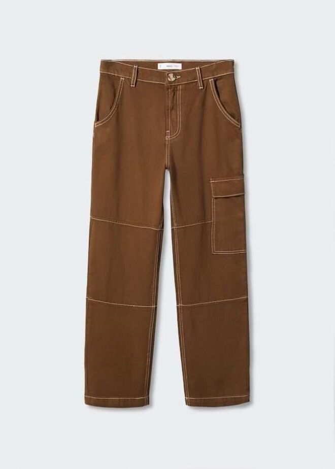 Calças cargo em nylon, €275, Diesel.