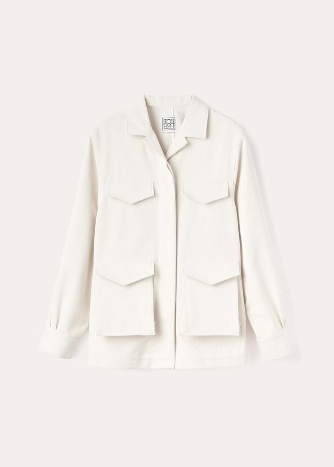 Casaco em algodão, €530, Toteme.