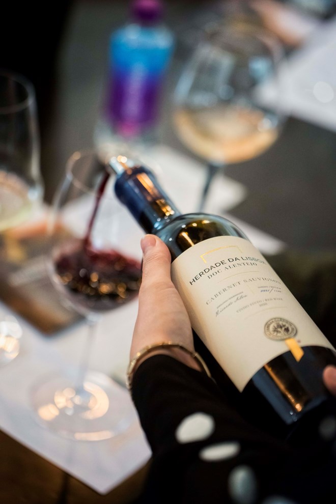 O vinho Cabernet Sauvignon.