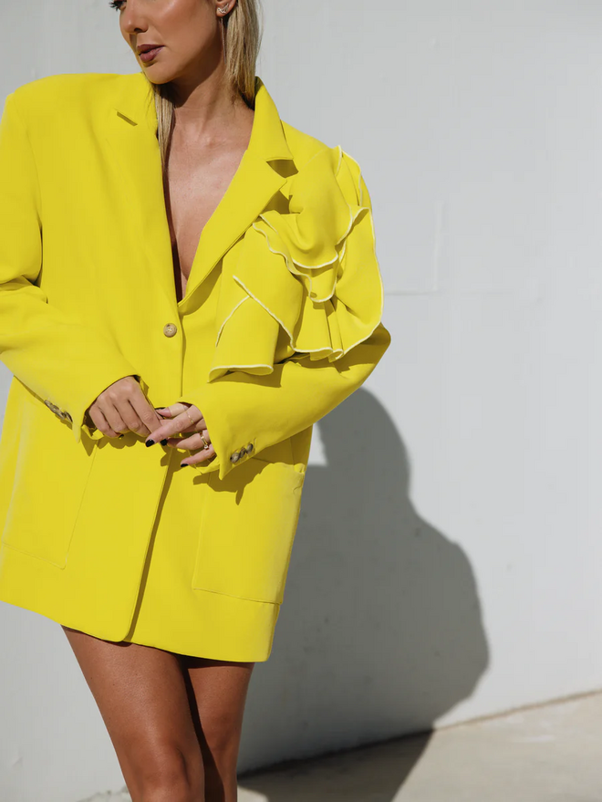 Blazer vestido Florence, €189, Caio Collection.