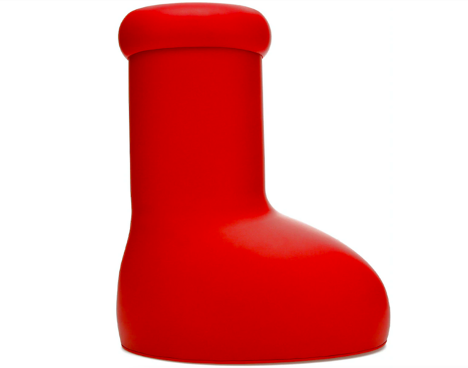 MSCHF Big Red Boots. 350 euros