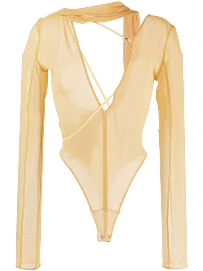 Body em chiffon, €820, Jacquemus.