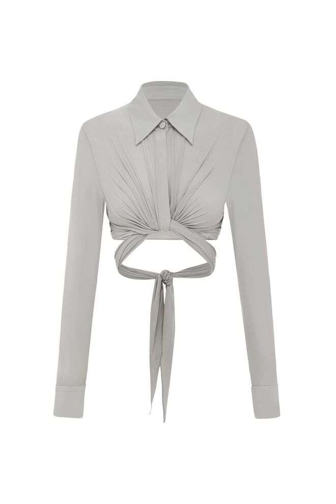 Top em malha de seda, €800, Alex Perry.