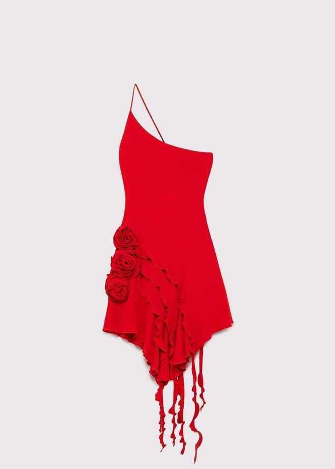 Vestido em malha de seda, €890, Blumarine.