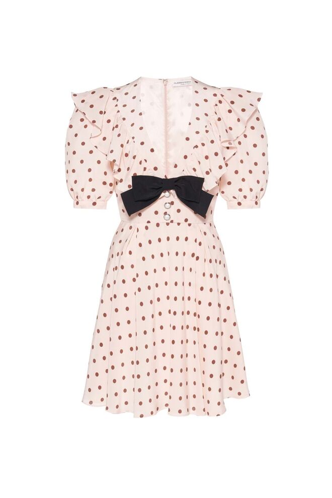 Vestido em crepe, €1449, Alessandra Rich.