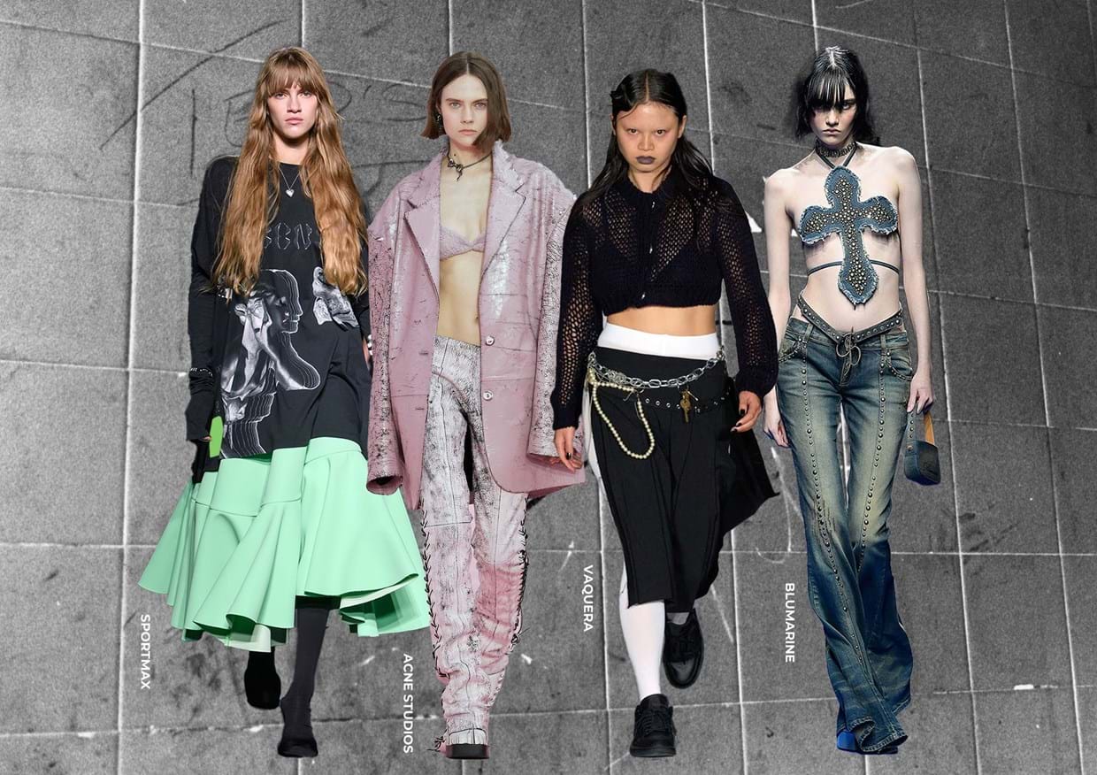 Sportmax, Acne Studios, Vaquera, Blumarine.