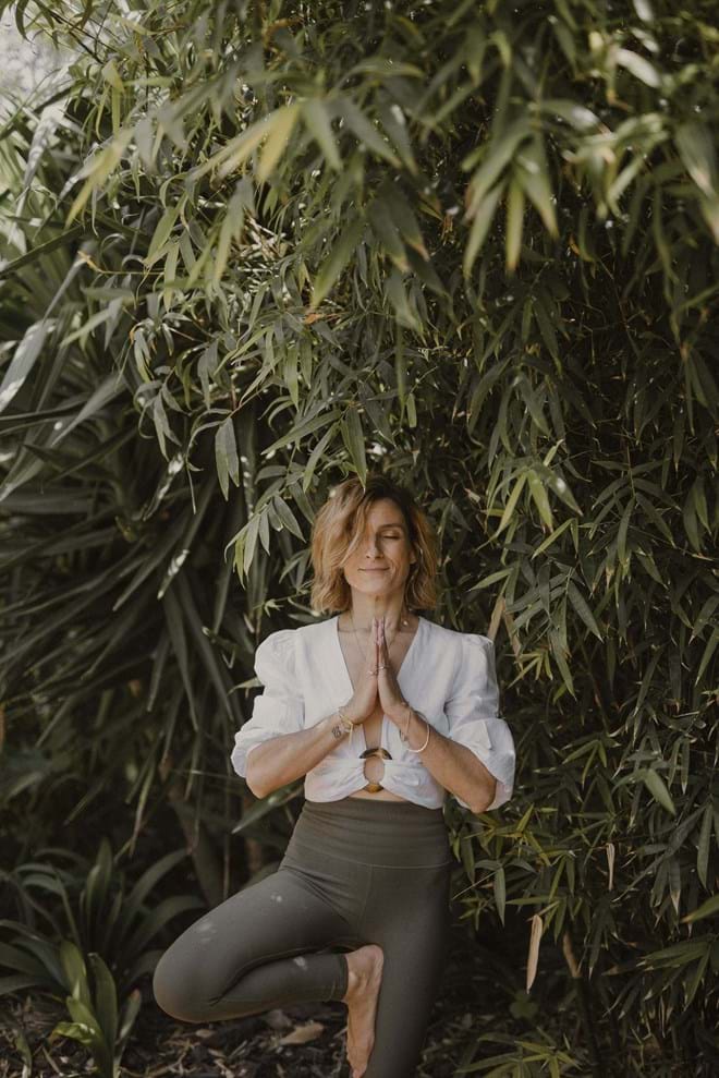 Tânia Reis, professora de Yoga.