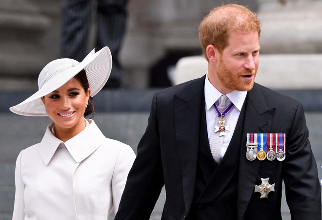 No Jubileu da rainha, o ano passado, um dos poucos eventos da realeza a que Meghan ainda foi convidada.