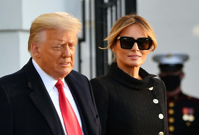 Donald e Melania Trump têm uma diferença de 24 anos.