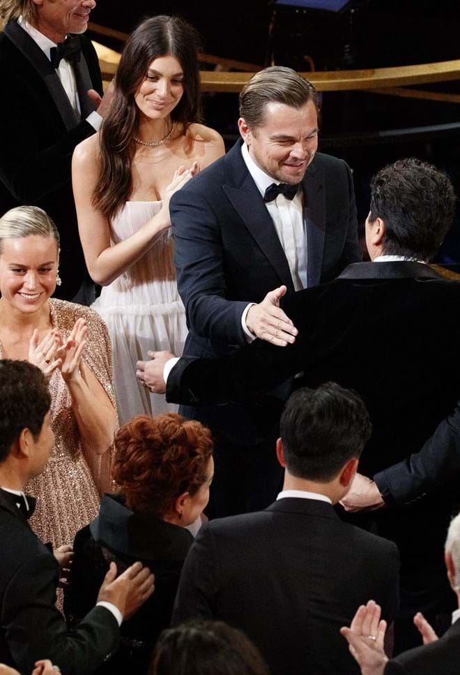 Leonardo DiCaprio e as suas namoradas sempre com menos de 25 anos. Aqui ao lado de Camilla Morrone,