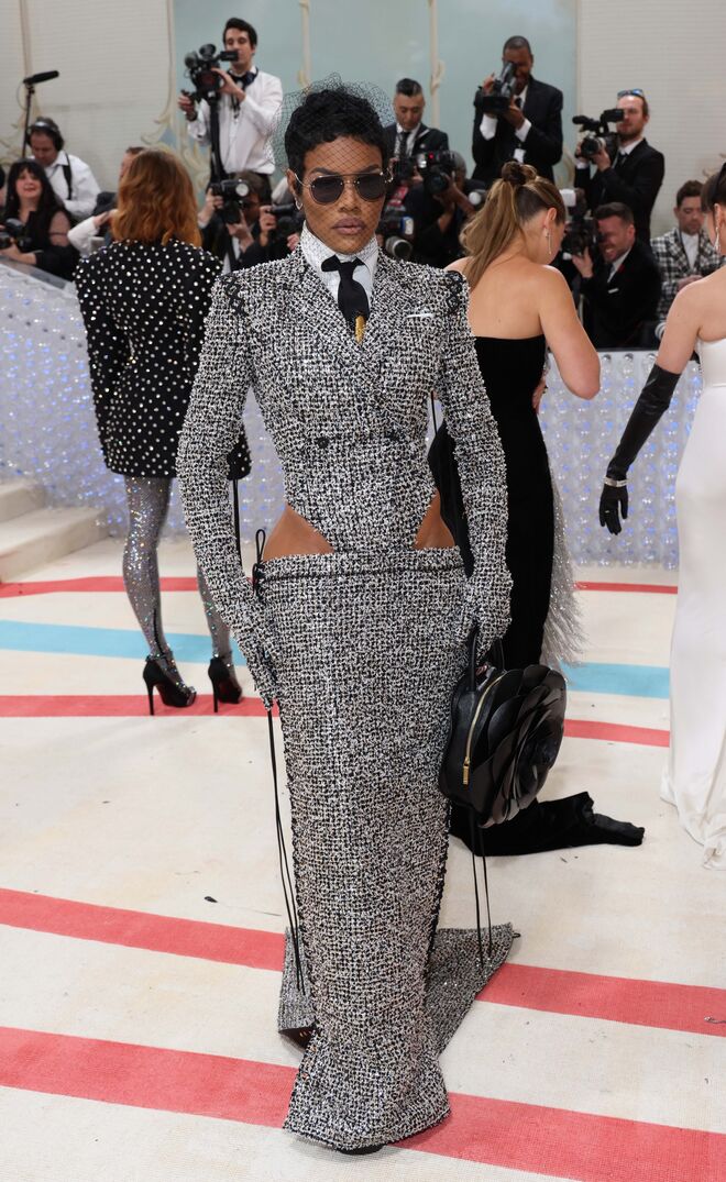 Teyana Tayloe em Thom Browne