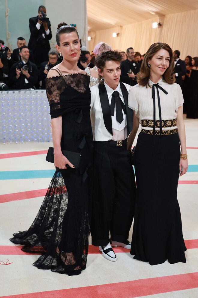 Charlotte Casiraghi, Kristen Stewart e Sofia Coppola em Chanel