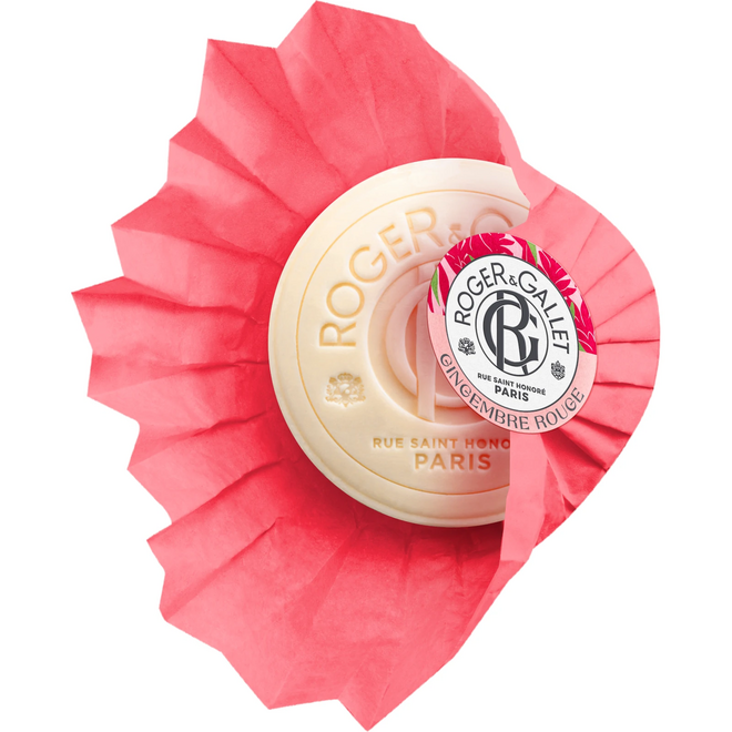 Sabonete perfumado Gingembre Rouge, €6.90, Roger & Gallet.