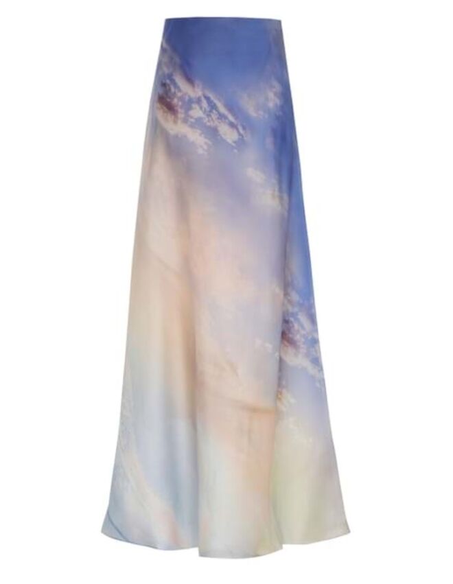 Saia em seda, €1250, Zimmermann.