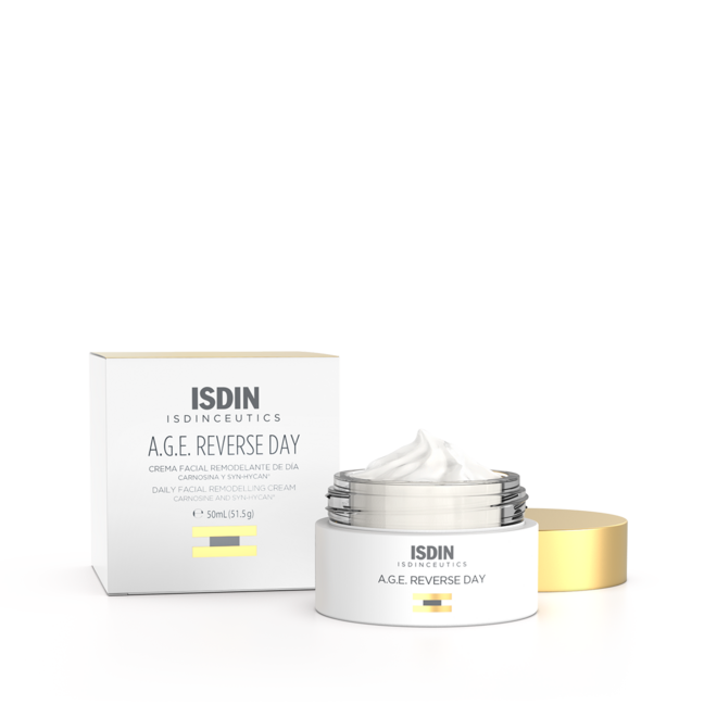 Creme facial remodelante A.G.E reverse day, €84.30, ISDIN.