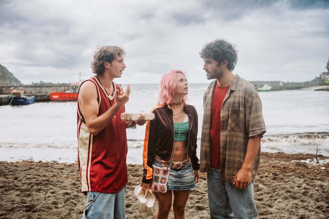 Rodrigo Tomás (Rafael), Helena Caldeira (Sílvia) e José Condessa (Eduardo)