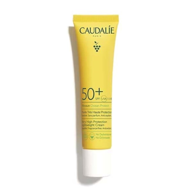 Fluido de Proteção Muito Elevada FPS50+ Vinosun Protect, €20,90, Caudalie.