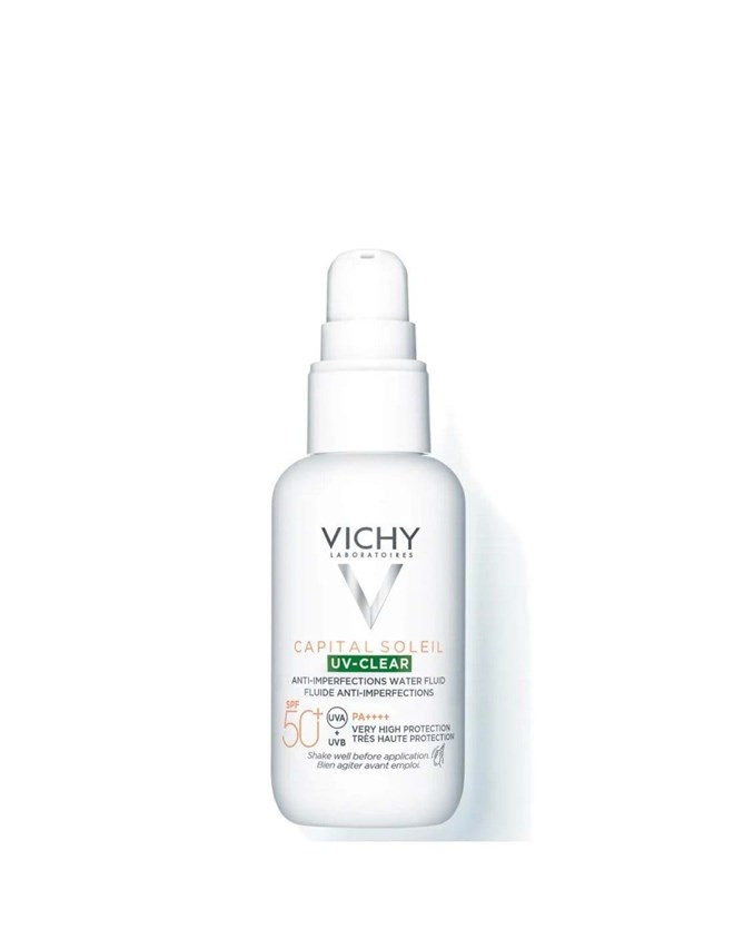 Capital Soleil Uv-Clear FPS 50+, €24,70, Vichy.