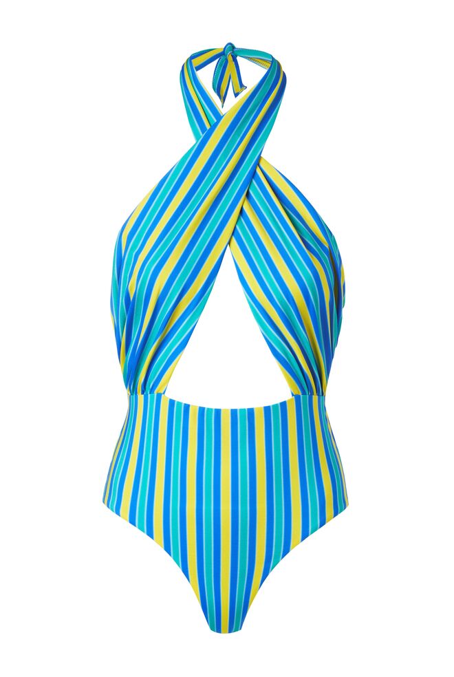 Fato de banho, €49,99, Simon Miller X Mango.