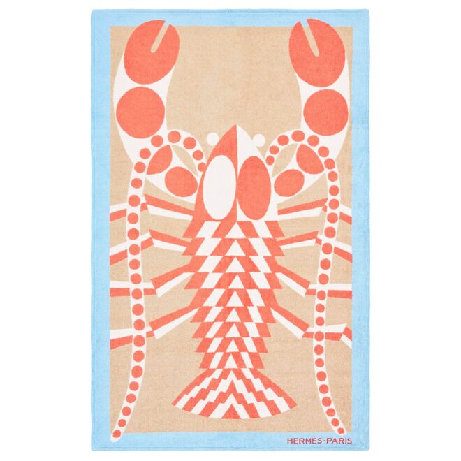 Toalha de praia Pince-moi, €565,  Hermès.