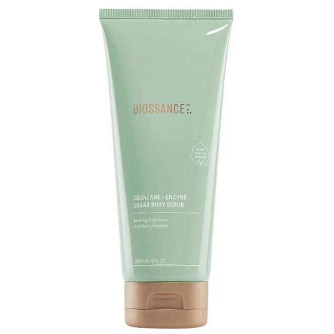 Esfoliante Corporal Squalane + Sugar Body Scrub Enzimático, €21,92, Biossance, exclusivo na Perfumes & Companhia.