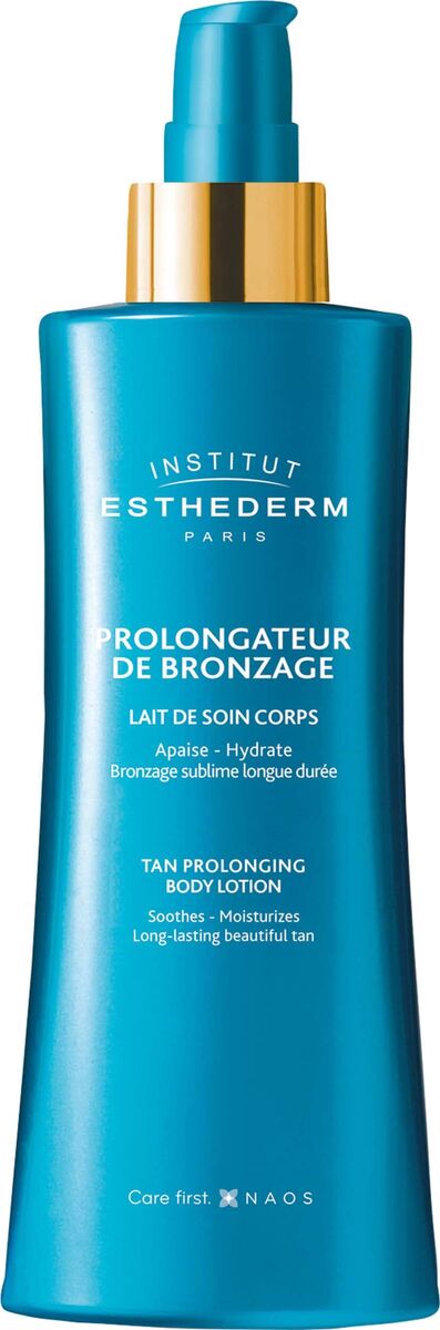 Leite de corpo prolongador de bronzeado, €55,50, Esthederm.