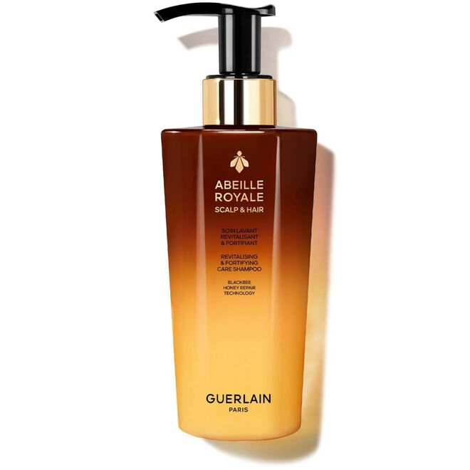 Champô  revitalizante e fortificante Abeille Royale, €75, Guerlain.