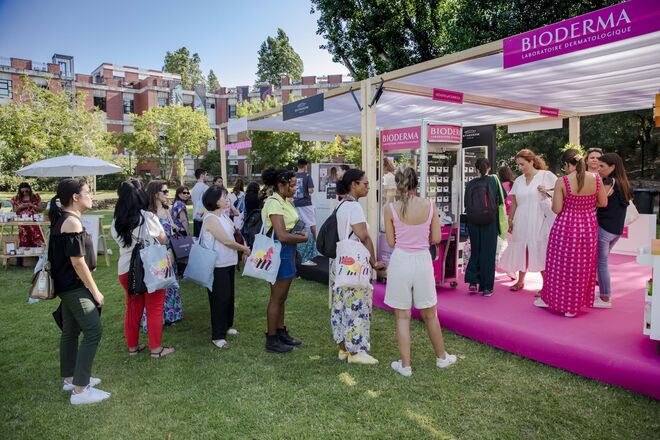 Stand da Bioderma.