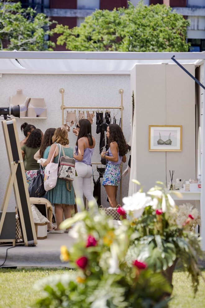 Stand da Intimissimi.