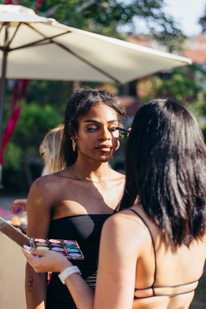 Imagens do sunset da Steve Madden, no Máxima House of Beauty. 