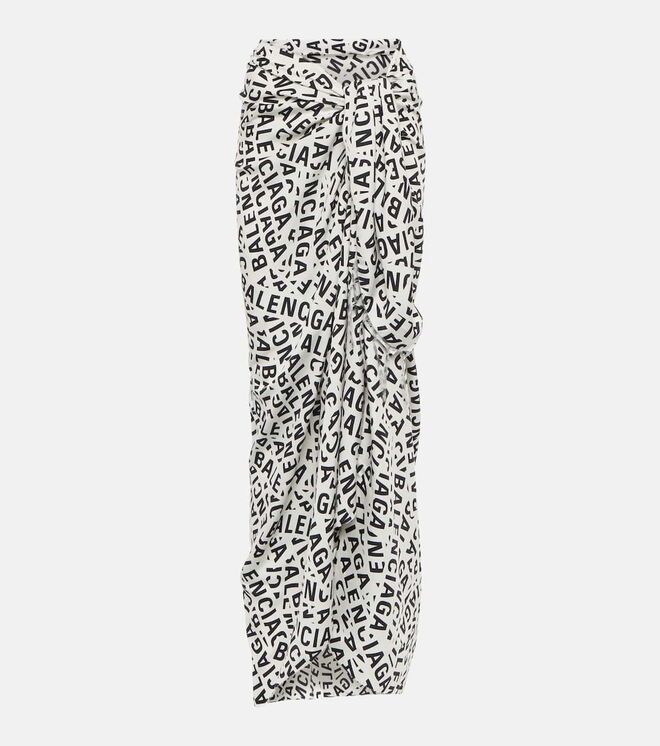 Saia em algodão, €510, Balenciaga em Mytheresa.