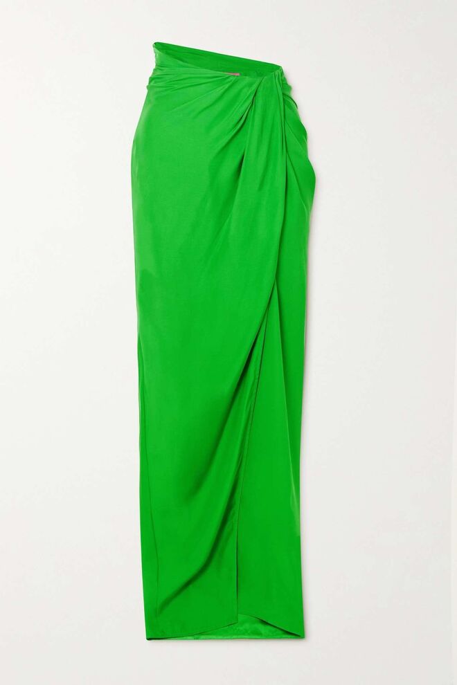 Saia em seda, €420, Gauge81 em Netaporter.com