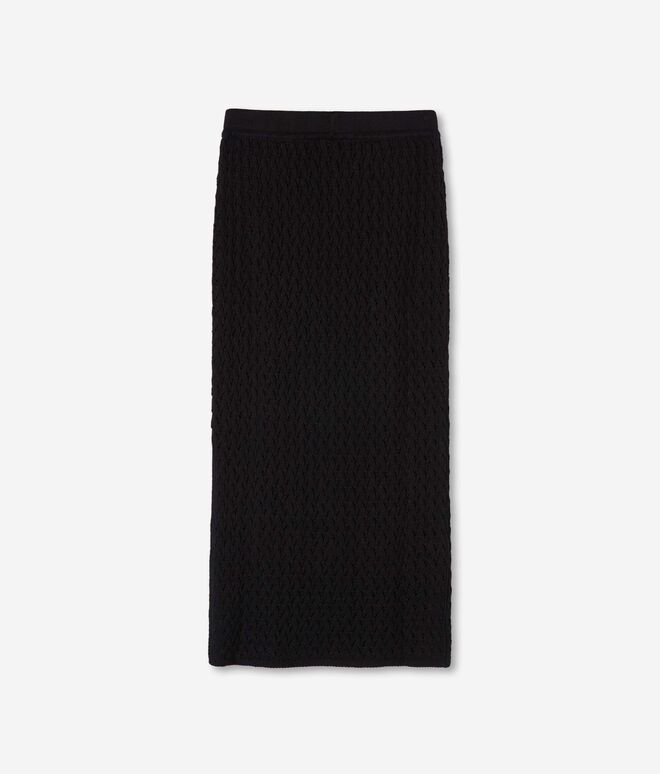 Saia em crochê de algodão, €248, Falconeri. 