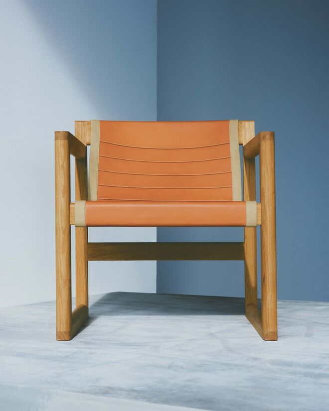 Cadeira Ancelle d’Hermès, Hermès (preço sob consulta).