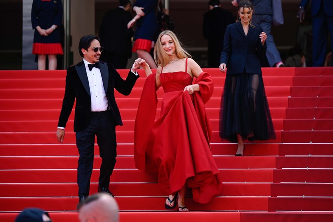 Jennifer Lawrence na edição do Festival de Cannes deste ano.
