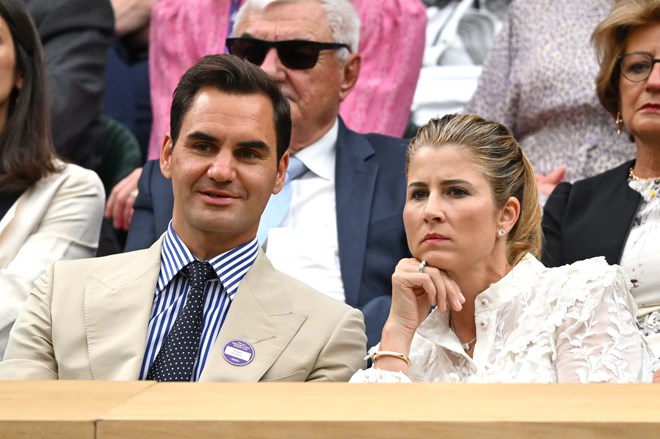 Roger e Mirka Federer.