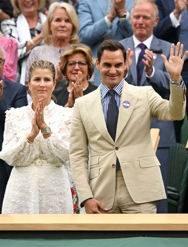 Mirka Federer e Roger Federer